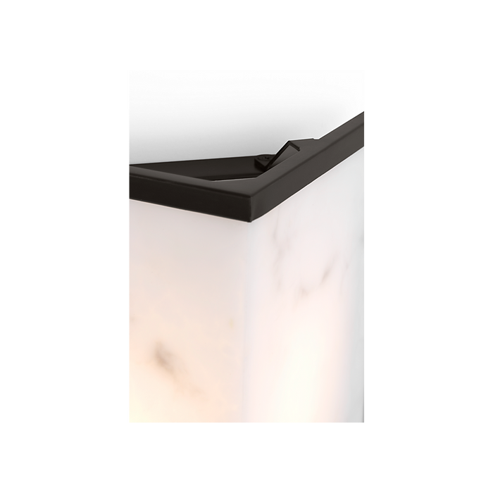 Generation Lighting Cleor 8 Inch Bath Fixture In Aged Iron (LXW1081AI)
