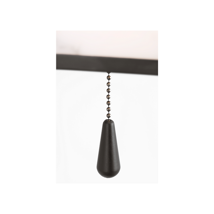 Generation Lighting Cleor 8 Inch Bath Fixture In Aged Iron (LXW1081AI)