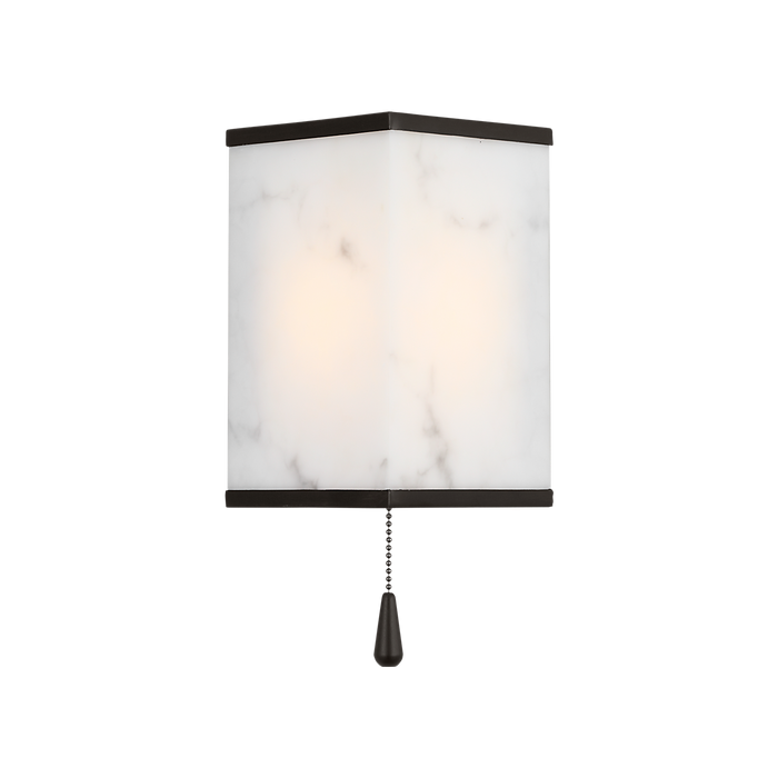 Generation Lighting Cleor 8 Inch Bath Fixture In Aged Iron (LXW1081AI)