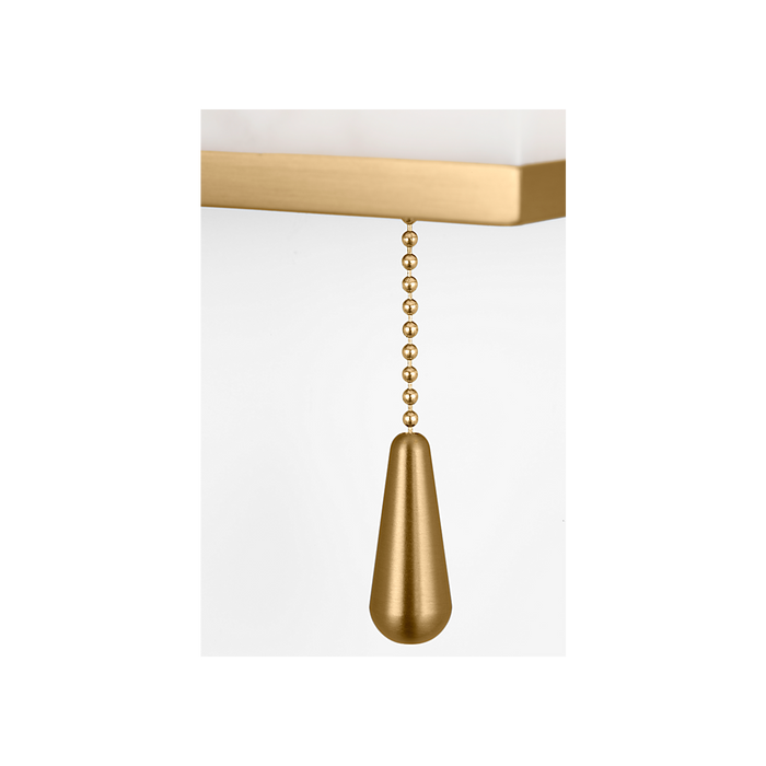 Generation Lighting Cleor 8 Inch Bath Fixture In Burnished Brass (LXW1081BBS)