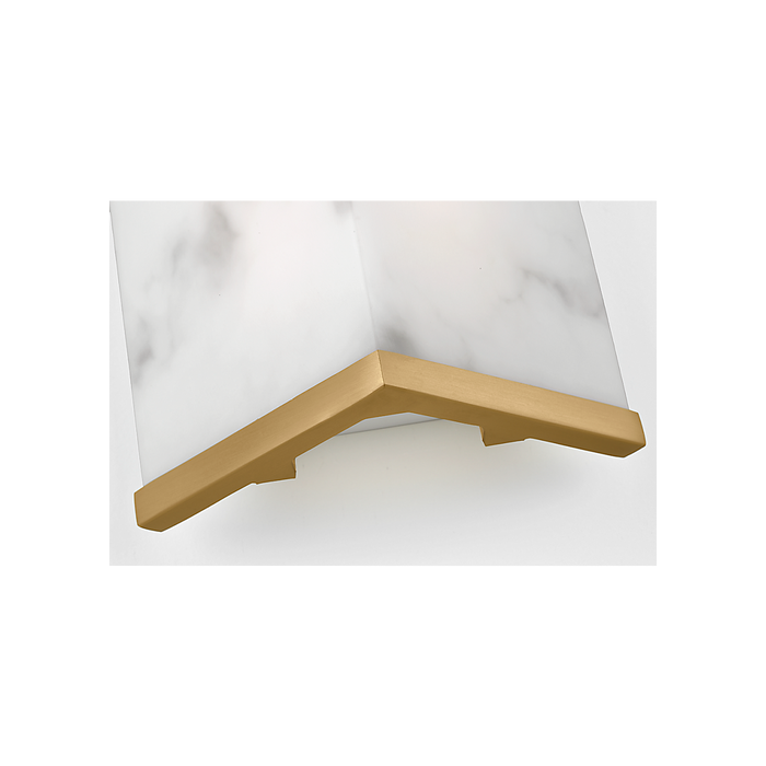 Generation Lighting Cleor 24 Inch Bath Fixture In Burnished Brass (LXW1091BBS)