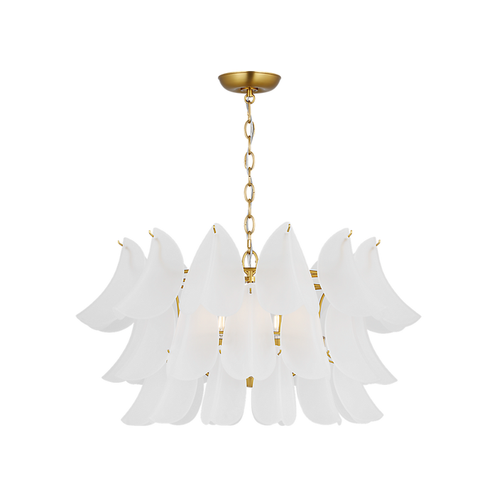 Generation Lighting Chloe 32 Inch Chandelier In Burnished Brass (CC1825BBS)