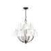 Generation Lighting Marina 30 Inch Chandelier In Aged Iron (CC18312AI)