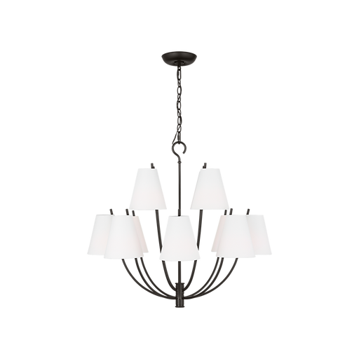 Generation Lighting Marina 30 Inch Chandelier In Aged Iron (CC18312AI)