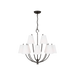Generation Lighting Marina 30 Inch Chandelier In Aged Iron (CC18312AI)