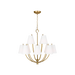 Generation Lighting Marina 30 Inch Chandelier In Burnished Brass (CC18312BBS)
