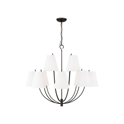 Generation Lighting Marina 40 Inch Chandelier In Aged Iron (CC18412AI)