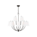 Generation Lighting Marina 40 Inch Chandelier In Aged Iron (CC18412AI)