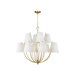 Generation Lighting Marina 40 Inch Chandelier In Burnished Brass (CC18412BBS)