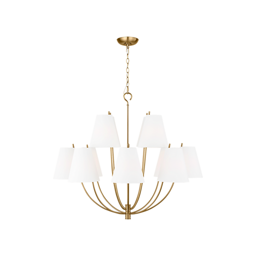 Generation Lighting Marina 40 Inch Chandelier In Burnished Brass (CC18412BBS)
