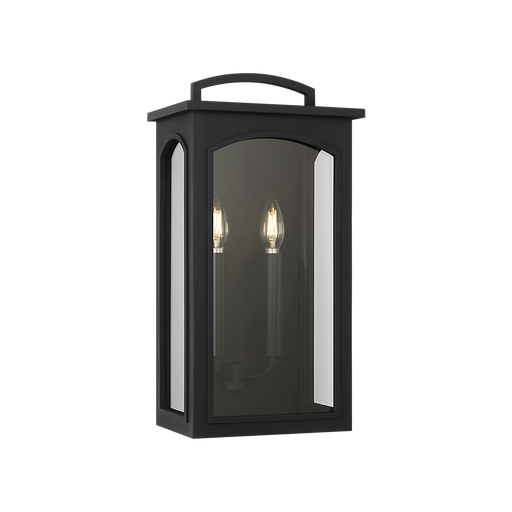 Generation Lighting Modesto 19 Inch Wall Lantern In Textured Black (CO1542TXB)