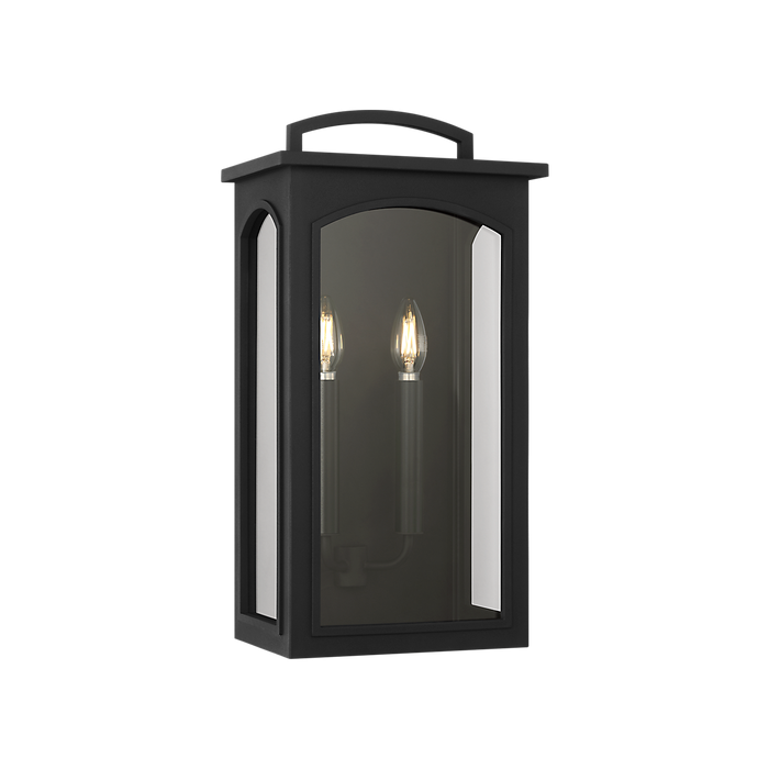 Generation Lighting Modesto 19 Inch Wall Lantern In Textured Black (CO1542TXB)