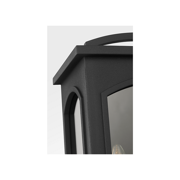 Generation Lighting Modesto 19 Inch Wall Lantern In Textured Black (CO1542TXB)