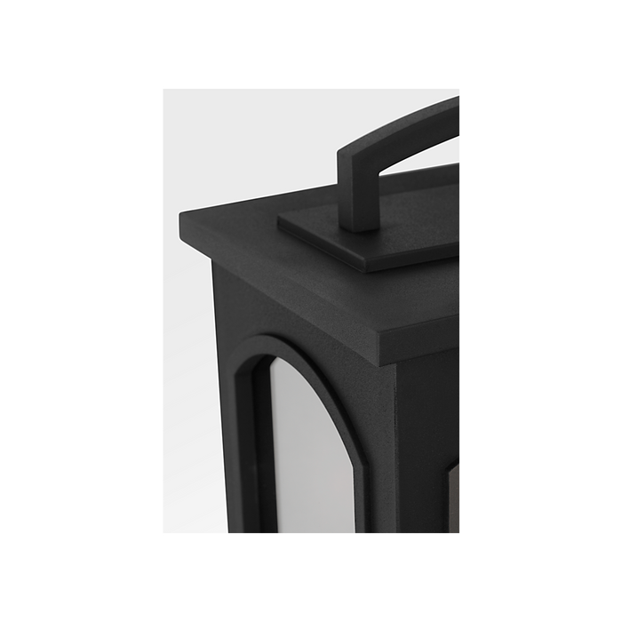 Generation Lighting Modesto 19 Inch Wall Lantern In Textured Black (CO1542TXB)