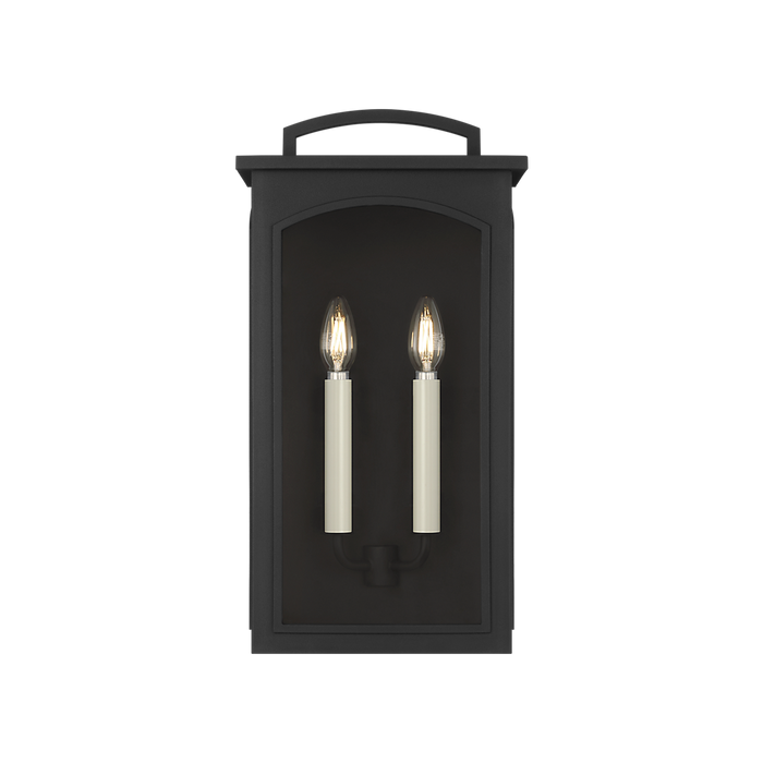 Generation Lighting Modesto 19 Inch Wall Lantern In Textured Black (CO1542TXB)