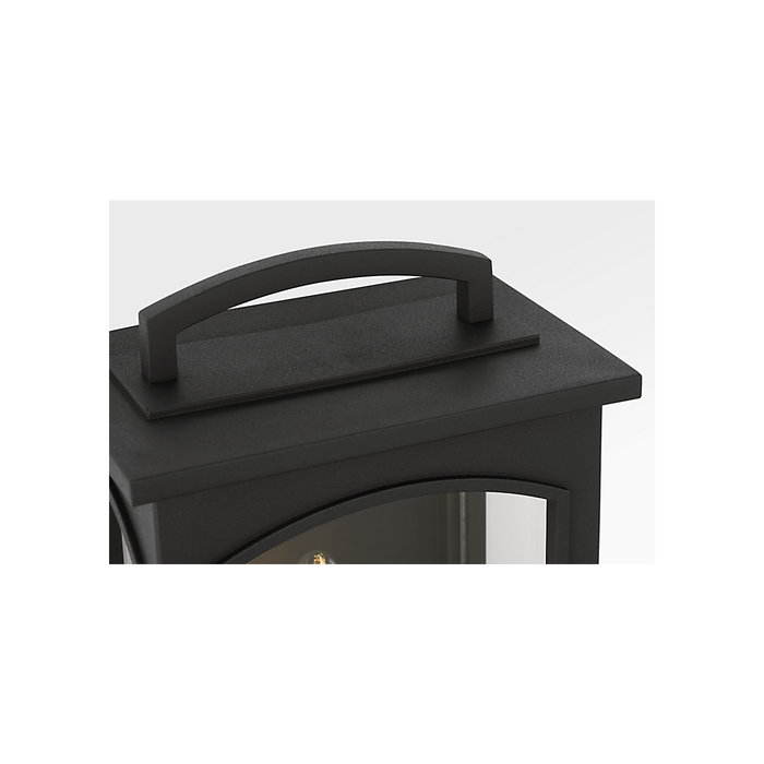 Generation Lighting Modesto 12 Inch Wall Lantern In Textured Black (CO1551TXB)