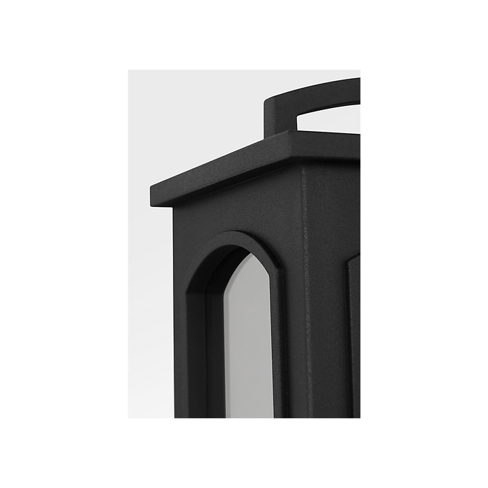Generation Lighting Modesto 12 Inch Wall Lantern In Textured Black (CO1551TXB)