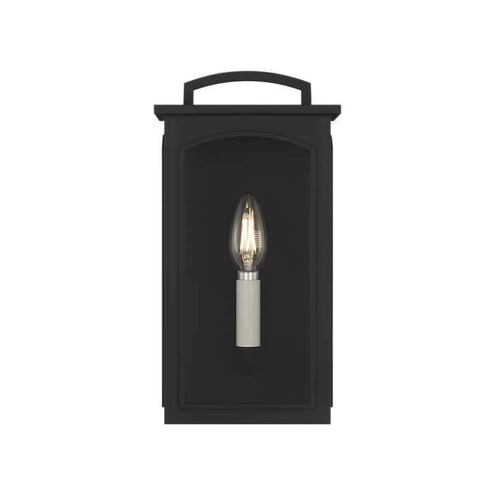 Generation Lighting Modesto 12 Inch Wall Lantern In Textured Black (CO1551TXB)