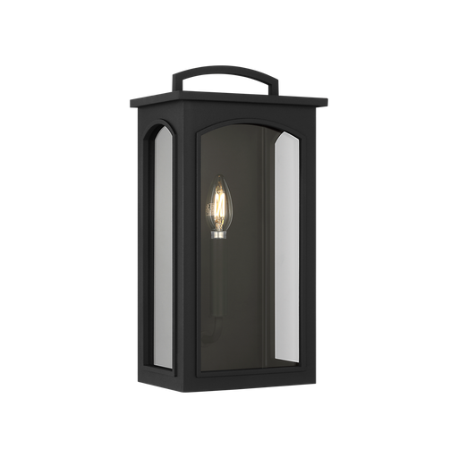 Generation Lighting Modesto 15 Inch Wall Lantern In Textured Black (CO1561TXB)