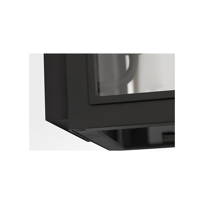 Generation Lighting Modesto 15 Inch Wall Lantern In Textured Black (CO1561TXB)