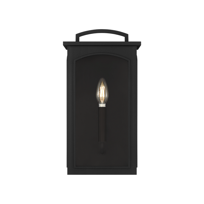 Generation Lighting Modesto 15 Inch Wall Lantern In Textured Black (CO1561TXB)