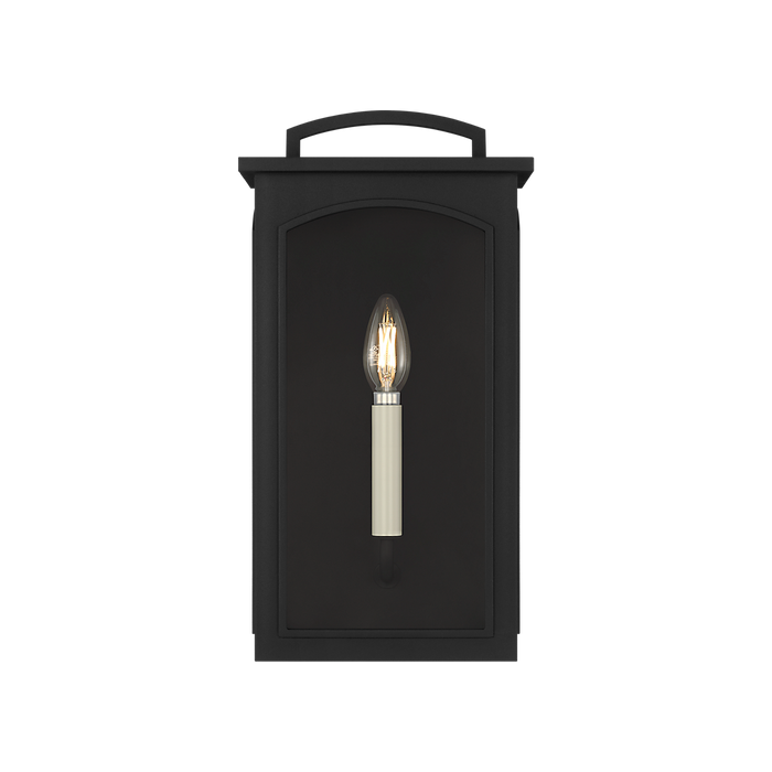 Generation Lighting Modesto 15 Inch Wall Lantern In Textured Black (CO1561TXB)