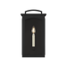 Generation Lighting Modesto 15 Inch Wall Lantern In Textured Black (CO1561TXB)