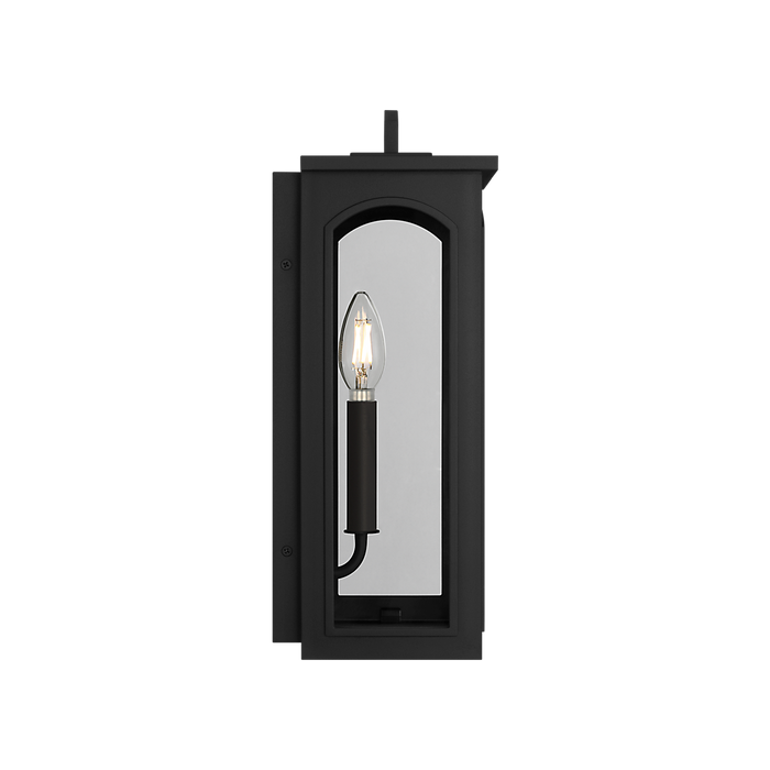 Generation Lighting Modesto 15 Inch Wall Lantern In Textured Black (CO1561TXB)