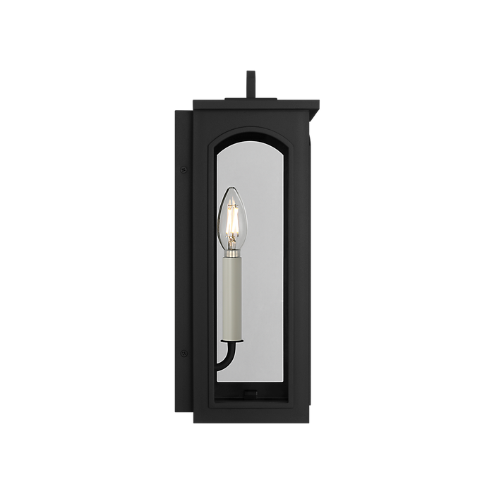 Generation Lighting Modesto 15 Inch Wall Lantern In Textured Black (CO1561TXB)