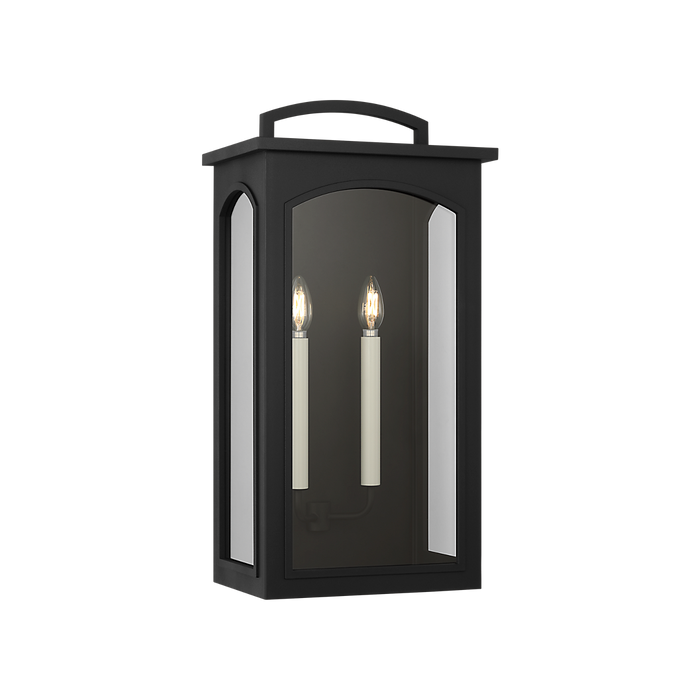 Generation Lighting Modesto 24 Inch Wall Lantern In Textured Black (CO1572TXB)