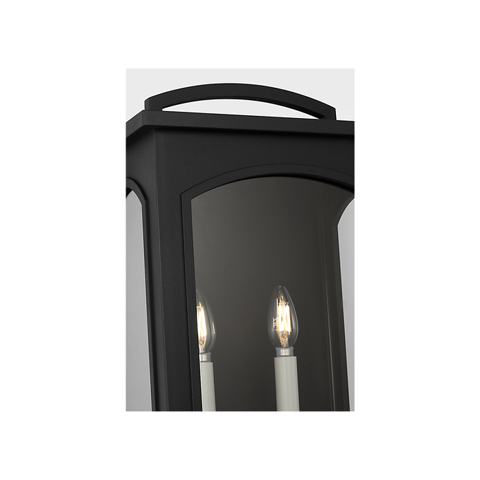 Generation Lighting Modesto 24 Inch Wall Lantern In Textured Black (CO1572TXB)