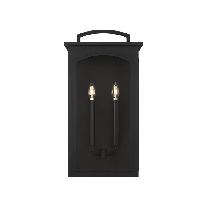 Generation Lighting Modesto 24 Inch Wall Lantern In Textured Black (CO1572TXB)