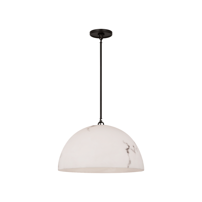 Generation Lighting Savina 20 Inch Pendant In Aged Iron (CP1481AI)