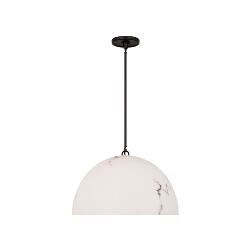 Generation Lighting Savina 20 Inch Pendant In Aged Iron (CP1481AI)