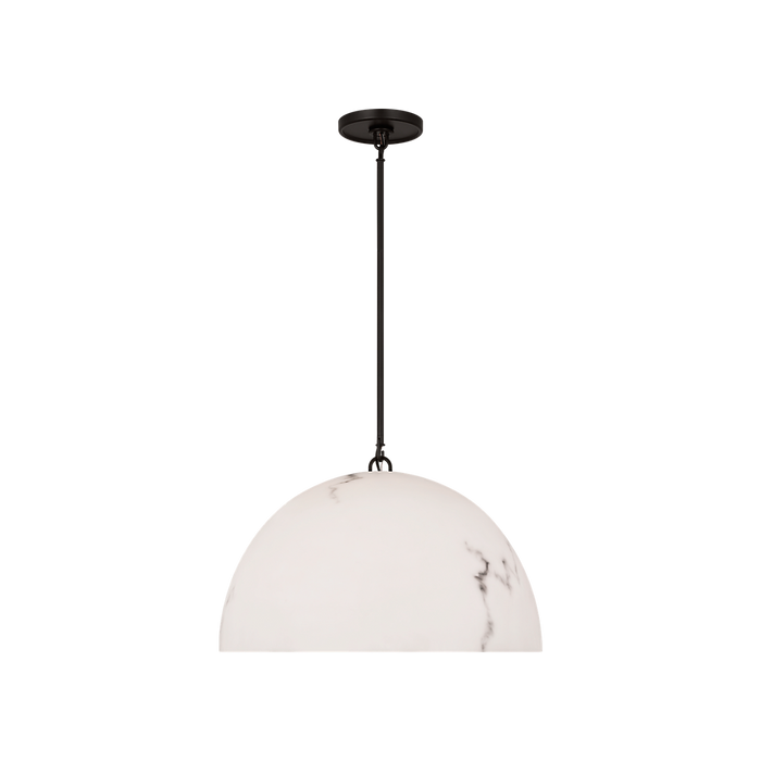 Generation Lighting Savina 20 Inch Pendant In Aged Iron (CP1481AI)