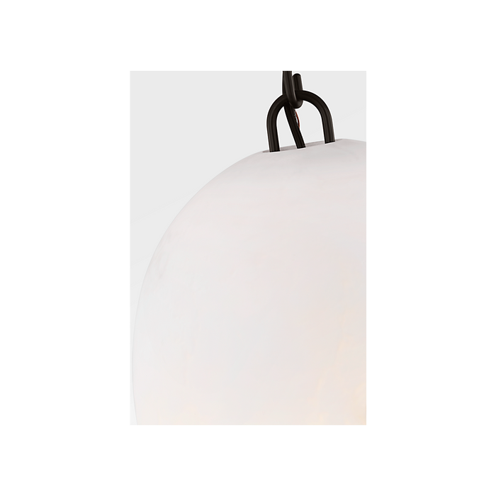 Generation Lighting Savina 10 Inch Pendant In Aged Iron (CP1491AI)