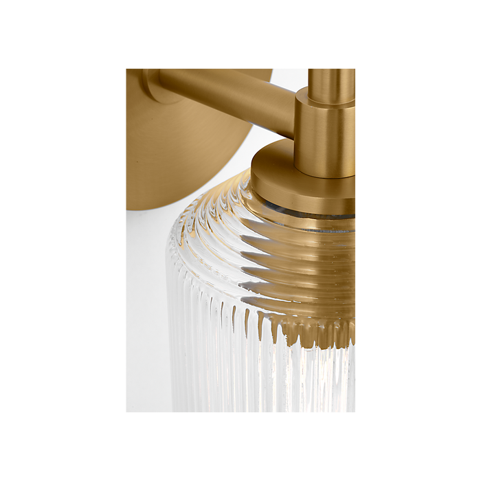 Generation Lighting Barstow 9 Inch Bath Fixture In Burnished Brass (CV1091BBS)