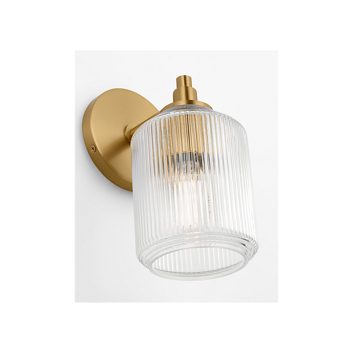 Generation Lighting Barstow 9 Inch Bath Fixture In Burnished Brass (CV1091BBS)