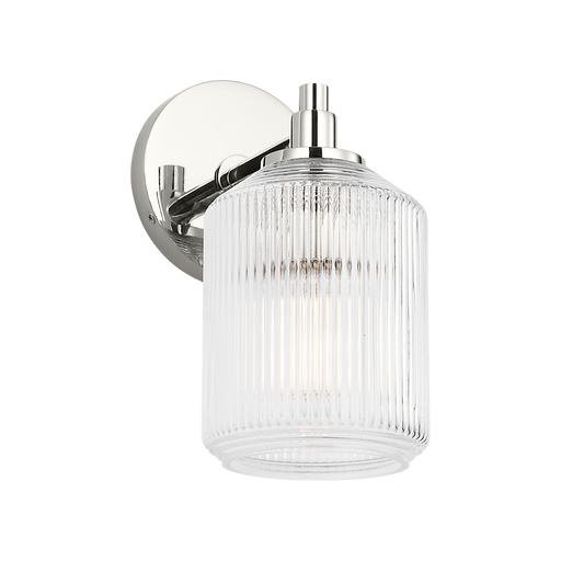 Generation Lighting Barstow 9 Inch Bath Fixture In Polished Nickel (CV1091PN)