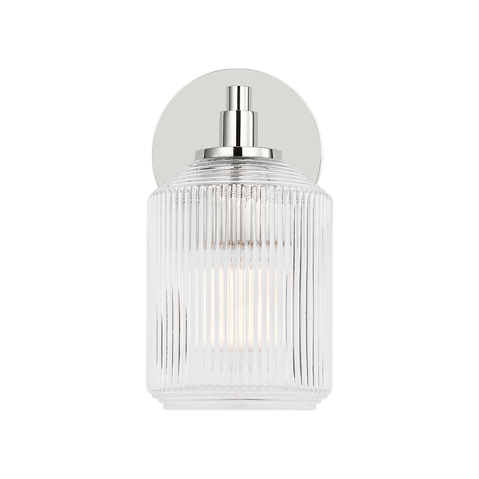 Generation Lighting Barstow 9 Inch Bath Fixture In Polished Nickel (CV1091PN)