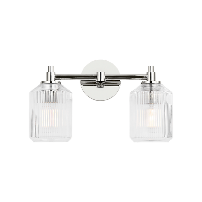 Generation Lighting Barstow 15 Inch Bath Fixture In Polished Nickel (CV1092PN)