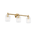 Generation Lighting Barstow 26 Inch Bath Fixture In Burnished Brass (CV1093BBS)