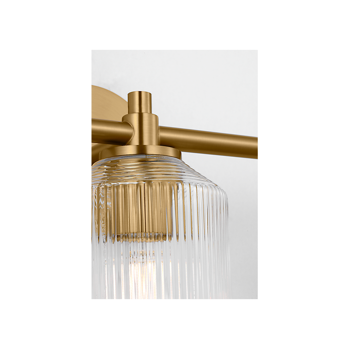 Generation Lighting Barstow 26 Inch Bath Fixture In Burnished Brass (CV1093BBS)