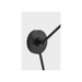 Generation Lighting Wellfleet One-Arm Cone Sconce In Midnight Black With Milk Glass Shade (CW1121MBKMG)