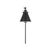 Generation Lighting Wellfleet One-Arm Cone Sconce In Midnight Black with Midnight Black Shade (CW1121MBK)