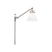 Generation Lighting Wellfleet One-Arm Cone Sconce In Polished Nickel With Milk Glass Shade (CW1121PNMG)