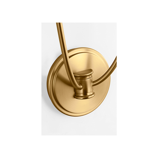 Generation Lighting Marina 18 Inch Double Sconce In Burnished Brass (CW1422BBS)