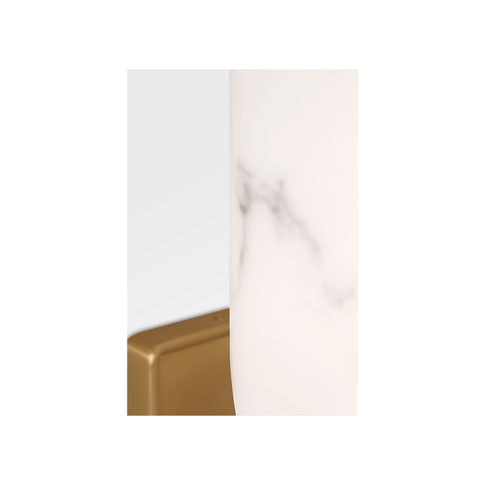 Generation Lighting Savina 12 Inch Sconce In Burnished Brass (CW1441BBS)