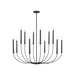 Generation Lighting Lois 48 Inch Chandelier In Aged Iron (EC11812AI)