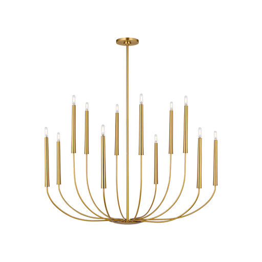Generation Lighting Lois 48 Inch Chandelier In Burnished Brass (EC11812BBS)